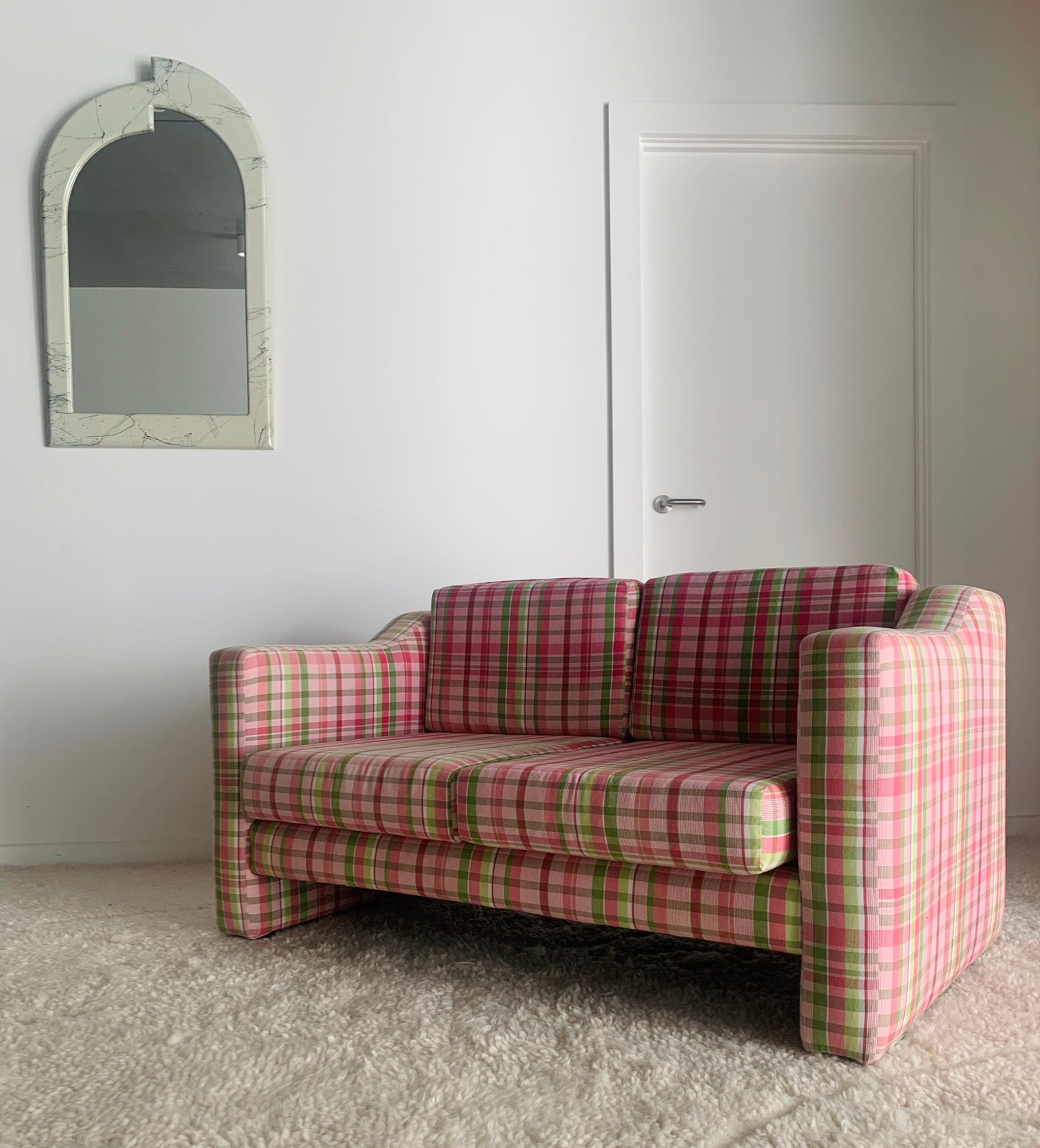 Gelato Plaid Sofa by Sabien Interiors, 1980