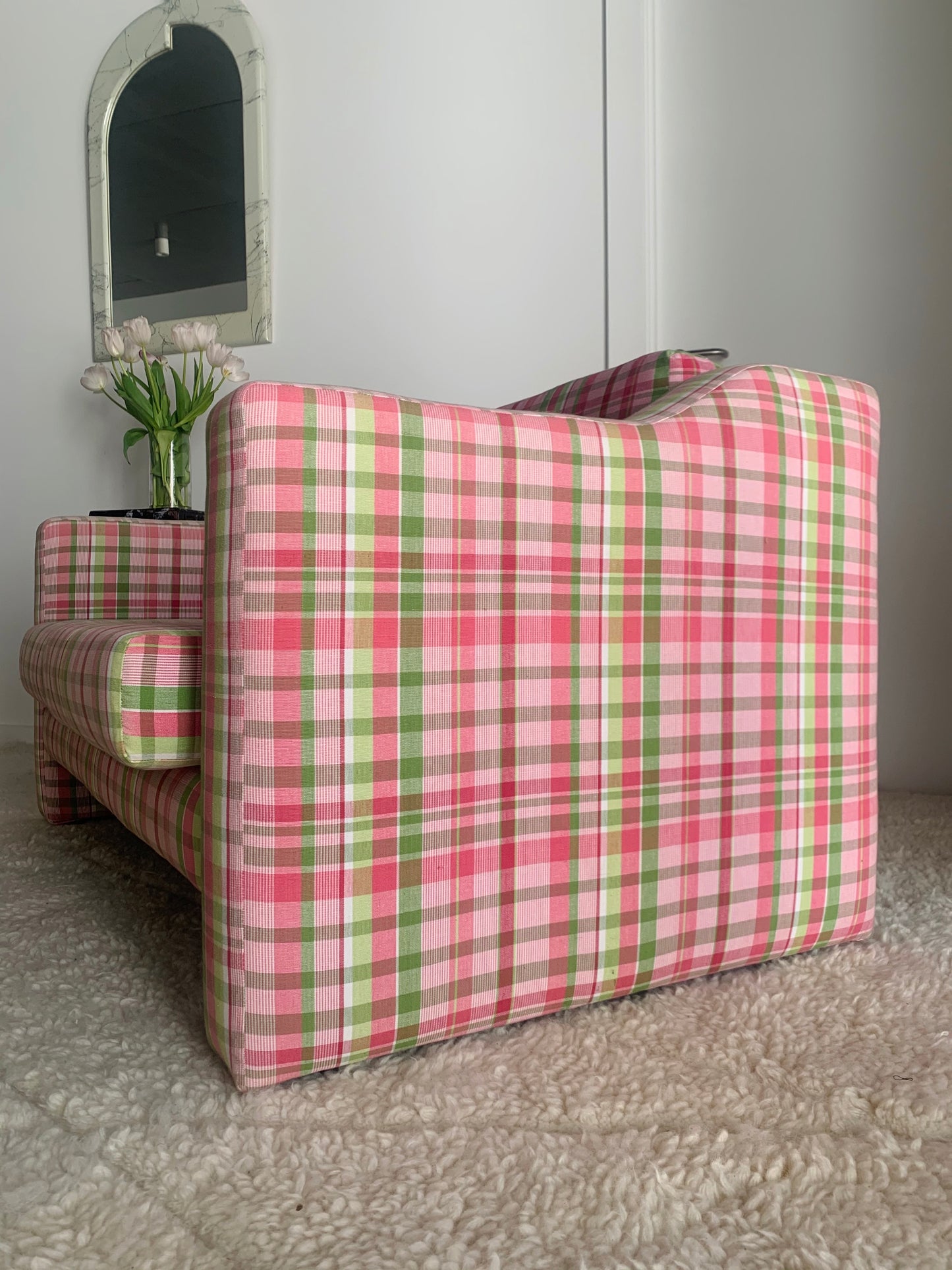 Gelato Plaid Sofa by Sabien Interiors, 1980