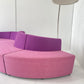 - Large Pink Modular Sofa