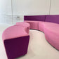 - Large Pink Modular Sofa