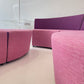 - Large Pink Modular Sofa