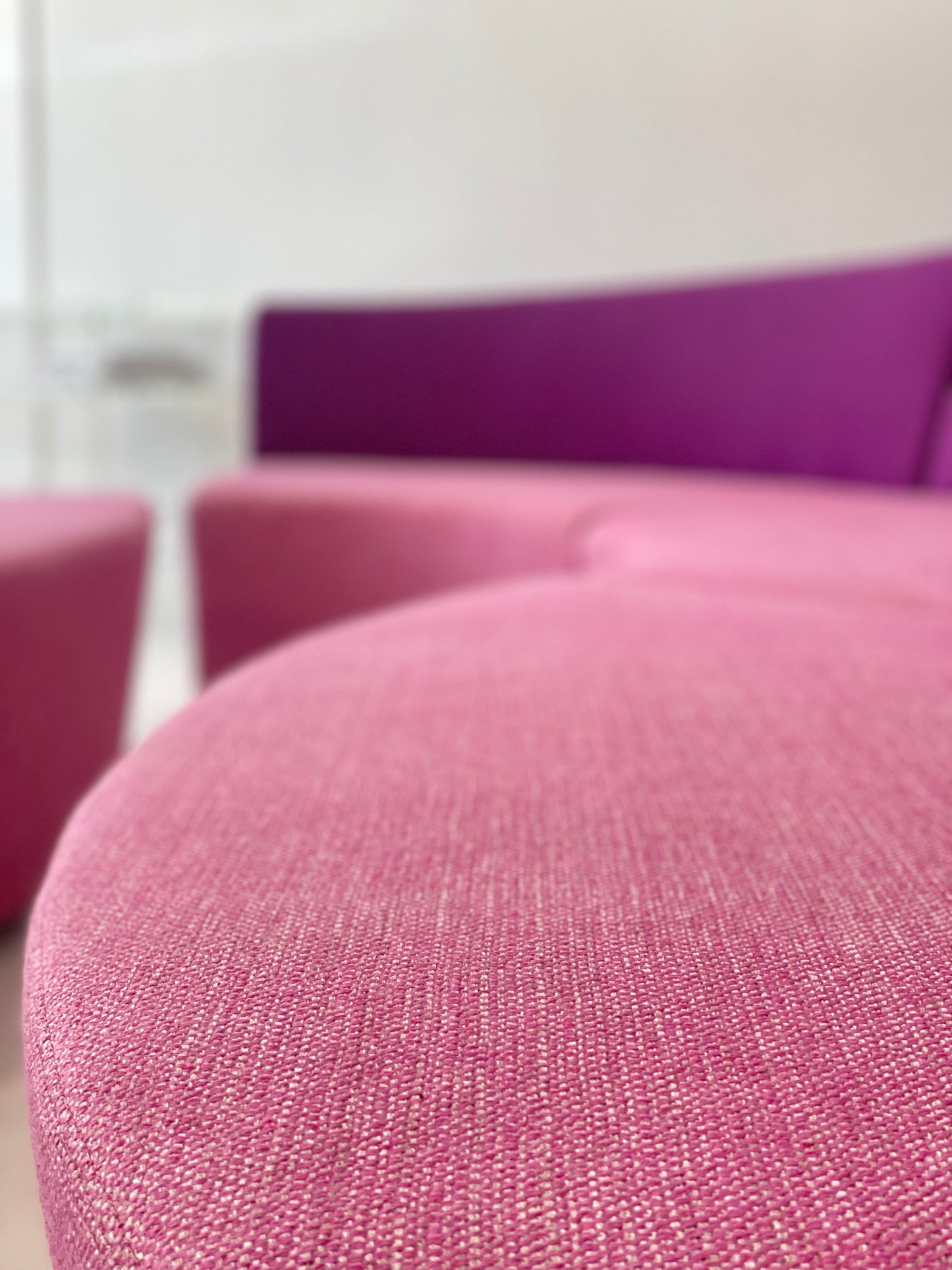 - Large Pink Modular Sofa