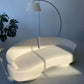 Bouclé Curved Sofa