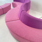 - Large Pink Modular Sofa