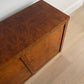 Vintage Burl & Brass Sideboard
