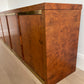 Vintage Burl & Brass Sideboard