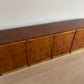 Vintage Burl & Brass Sideboard