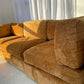 - Burnt Amber Three Piece Modular Sofa