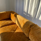 - Burnt Amber Three Piece Modular Sofa