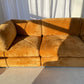 - Burnt Amber Three Piece Modular Sofa