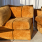 - Burnt Amber Three Piece Modular Sofa
