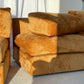 - Burnt Amber Three Piece Modular Sofa