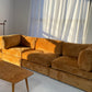 - Burnt Amber Three Piece Modular Sofa