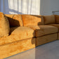 - Burnt Amber Three Piece Modular Sofa