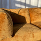 - Burnt Amber Three Piece Modular Sofa