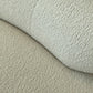 - Curved Ivory Sofa with Matching Ottoman