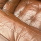 - Brown Leather Modular Sofa