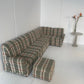 - Vintage Plaid Modular Sofa