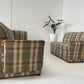 - Vintage Plaid Modular Sofa