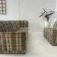 - Vintage Plaid Modular Sofa