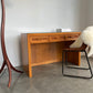 Vintage Timber and Cane Desk