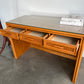 Vintage Timber and Cane Desk