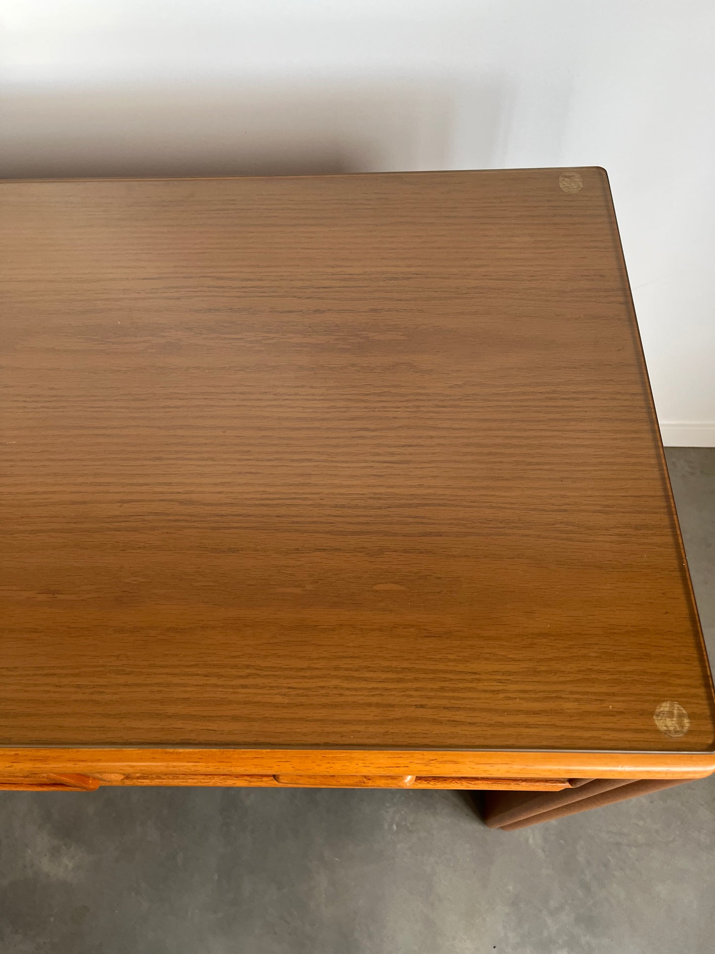 Vintage Timber and Cane Desk