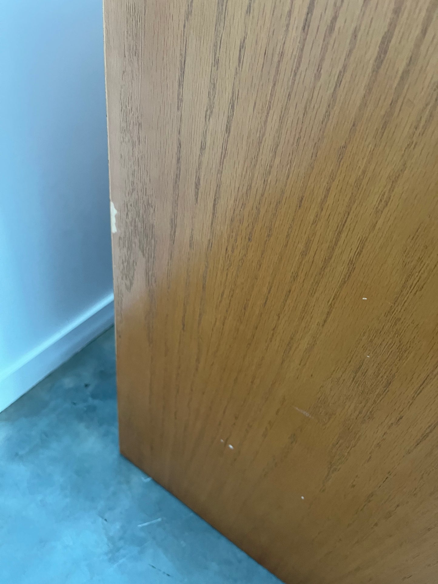 Vintage Timber and Cane Desk