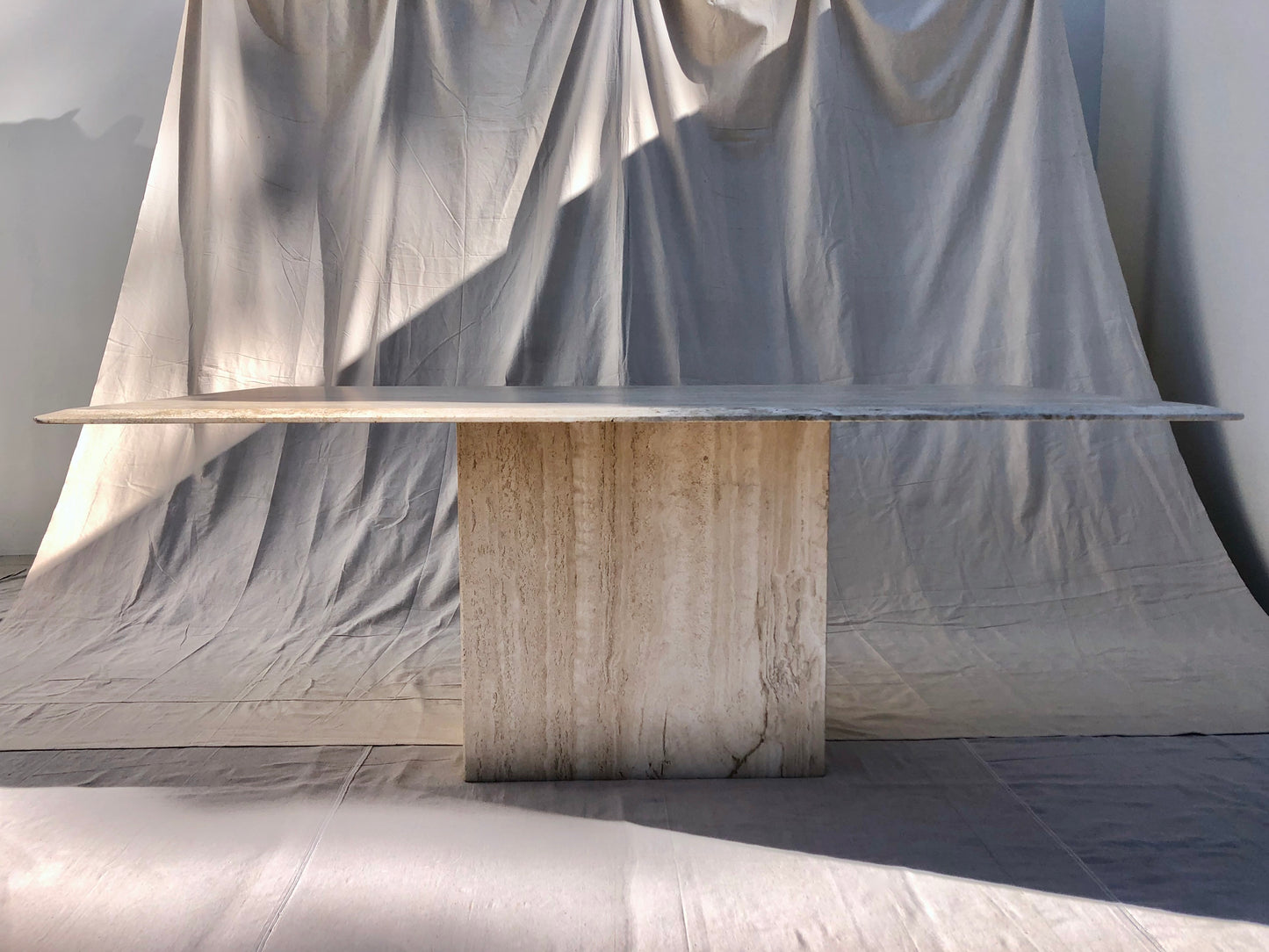 Travertine Dining Table