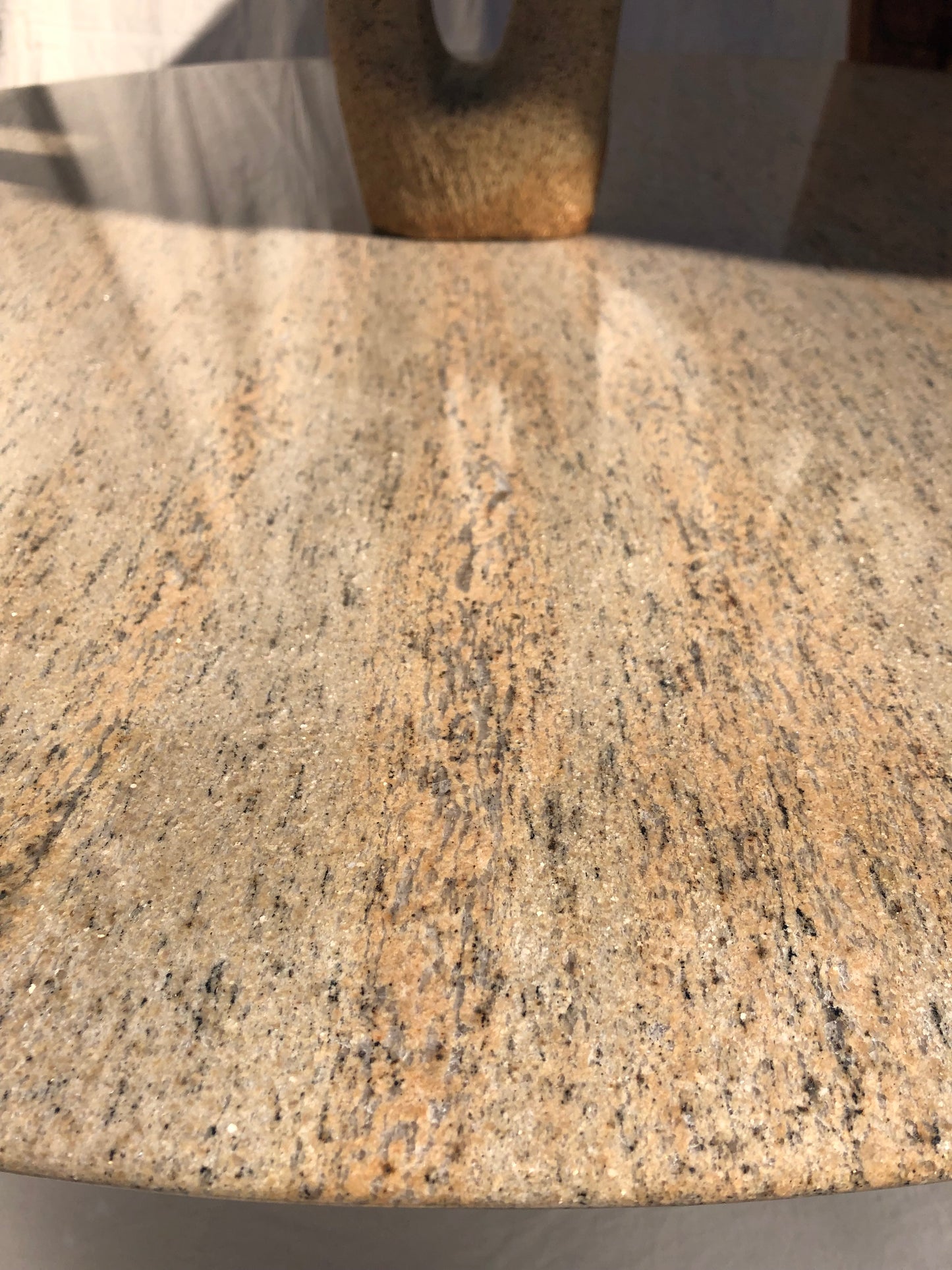 Vintage Round Granite Dining Table