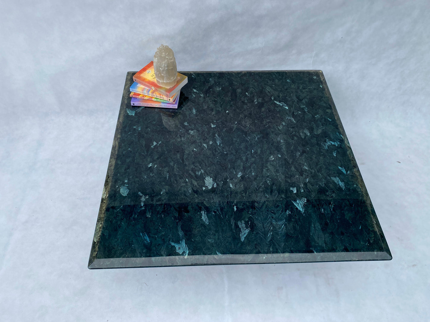 Large Square Labradorite Coffee Table