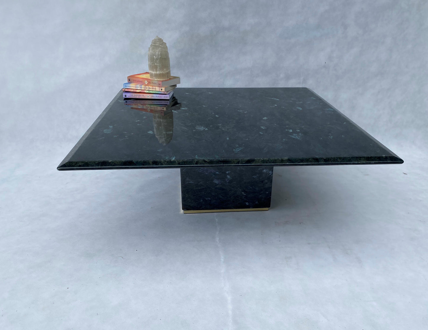 Large Square Labradorite Coffee Table