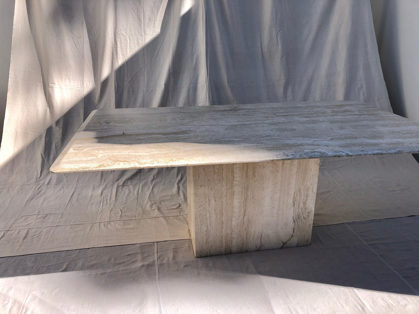 Travertine Dining Table