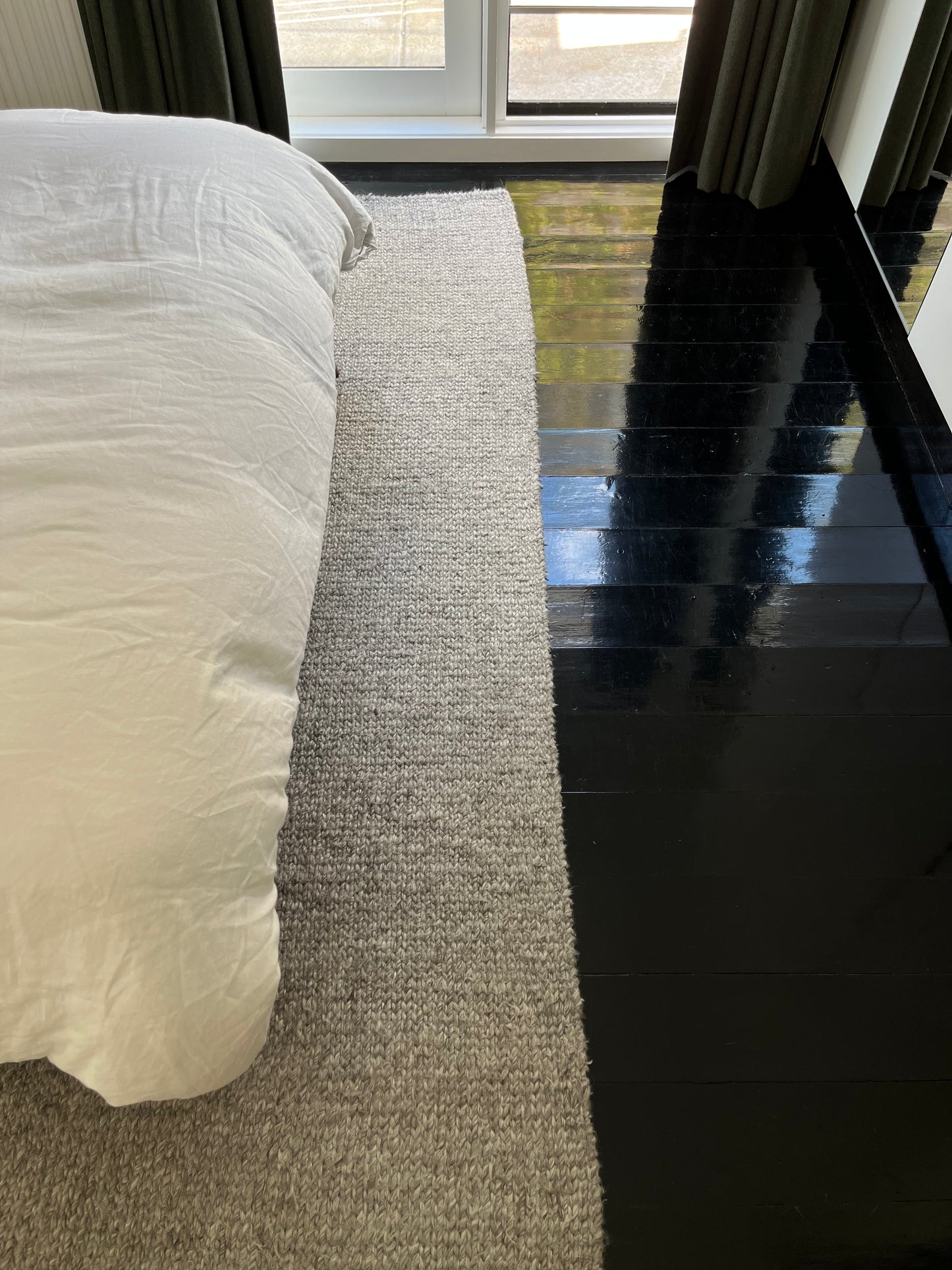- Grey Wool Rug by Armadillo