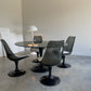 - 70's Chromcraft Tulip Dining Table & Chairs Setting