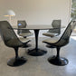 - 70's Chromcraft Tulip Dining Table & Chairs Setting