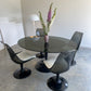 - 70's Chromcraft Tulip Dining Table & Chairs Setting
