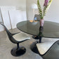 - 70's Chromcraft Tulip Dining Table & Chairs Setting