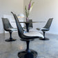 - 70's Chromcraft Tulip Dining Table & Chairs Setting
