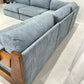 - Vintage Blue Jumbo Corduroy Sofa Set