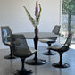 - 70's Chromcraft Tulip Dining Table & Chairs Setting