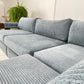 - Vintage Blue Jumbo Corduroy Sofa Set