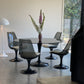 - 70's Chromcraft Tulip Dining Table & Chairs Setting