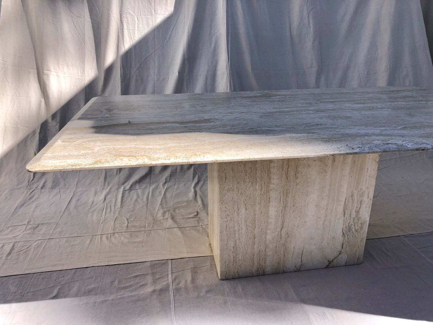 Travertine Dining Table