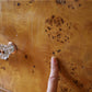 Burl Veneer Tallboy Deco Dresser