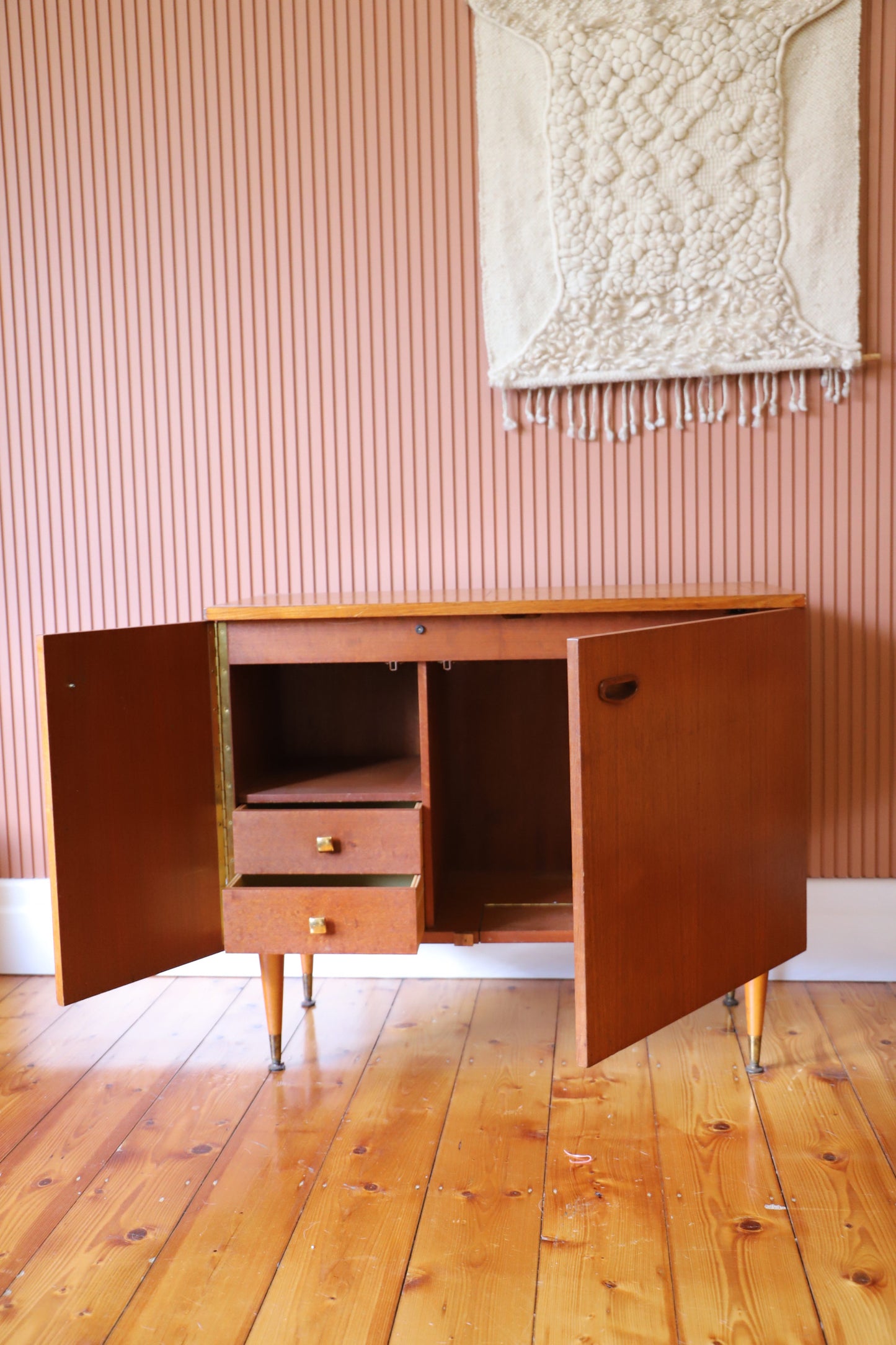 Mid Century Sewing Cabinet