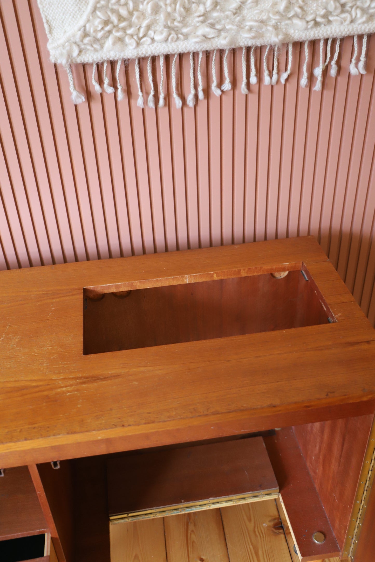 Mid Century Sewing Cabinet