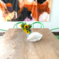 - Large Square Travertine Dining Table