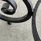 Italian Wrought Iron & Glass Dining Table by Casa Padrino