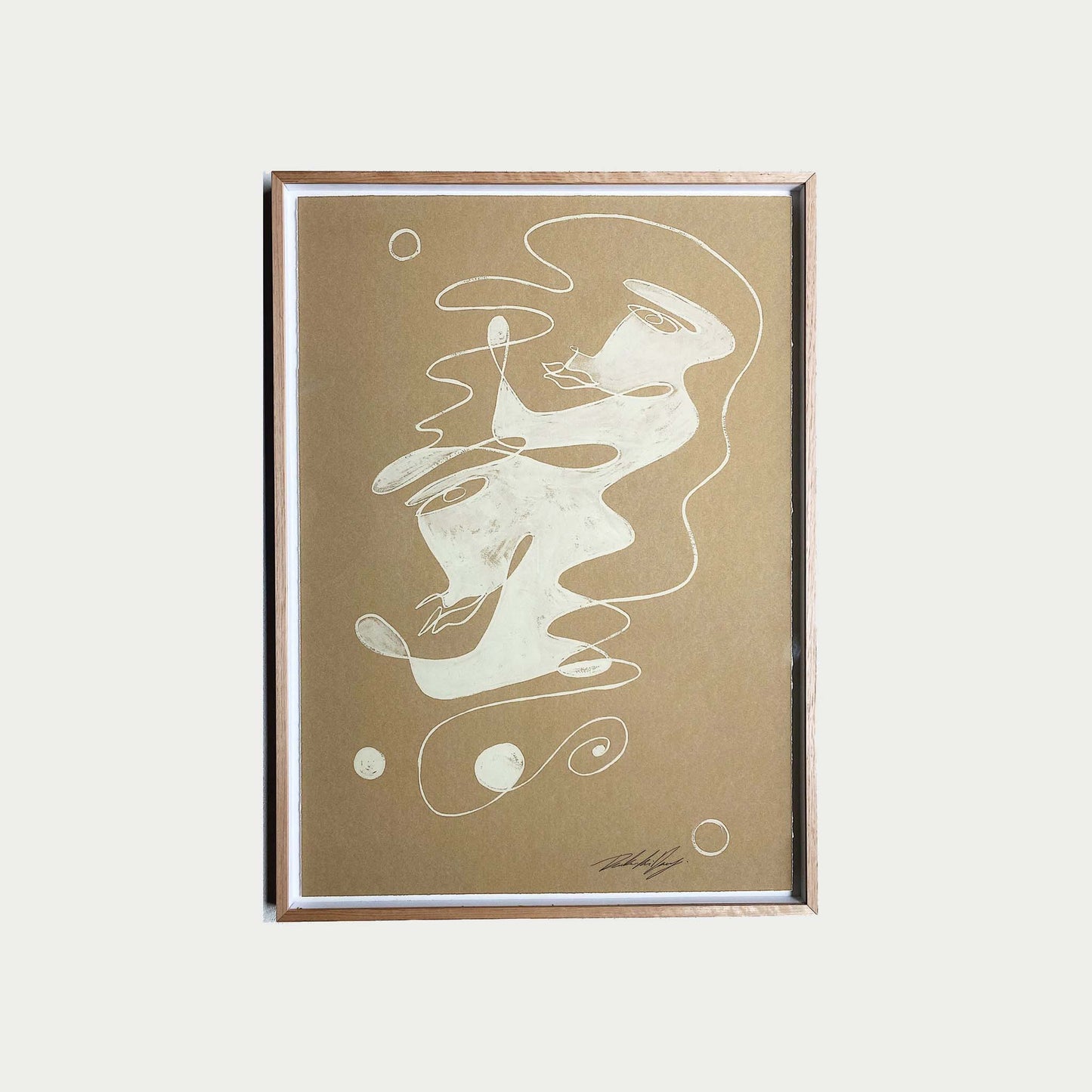 “Joker” By Rikki Day ~ Float framed in Tasmanian Oak, limited edition